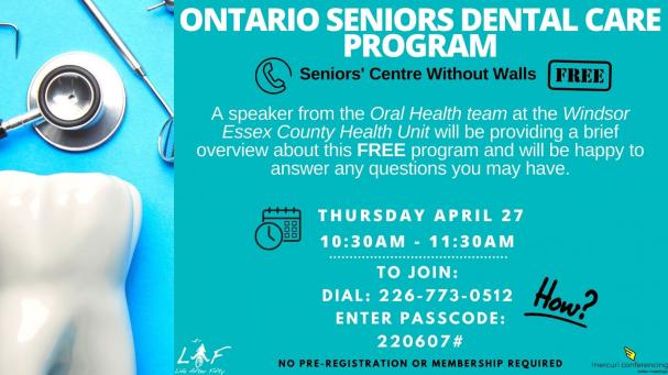 SCWW: Ontario Seniors Dental Care Program